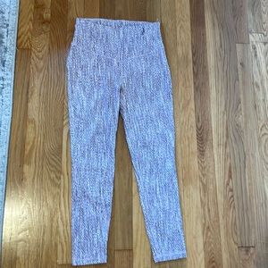 Light purple multi colored leggings